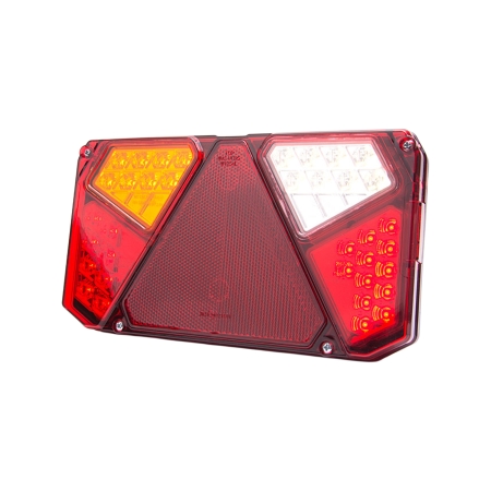 Strands Takolamppu 5 Kammiota LED Vasen,12-24V DC Takana, Jarru, Peruutus, Hämärä, Vilkku ryhmässä Autohifi / LED-valaistus / LED-valot / Peruutusvalot @ BRL (872800915)