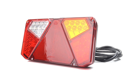 Strands Takolamppu 5 Kammiota LED Oikea,12-24V DC Takana, Jarru, Peruutus, Hämärä, Vilkku ryhmässä Autohifi / LED-valaistus / LED-valot / Peruutusvalot @ BRL (872800916)