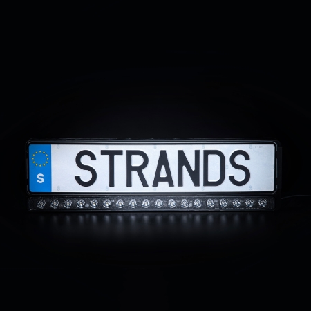 Strands NUUK E-Line Nummerskylts LEDramp ryhmässä Autohifi / LED-valaistus / LED-palkki @ BRL (872809135)