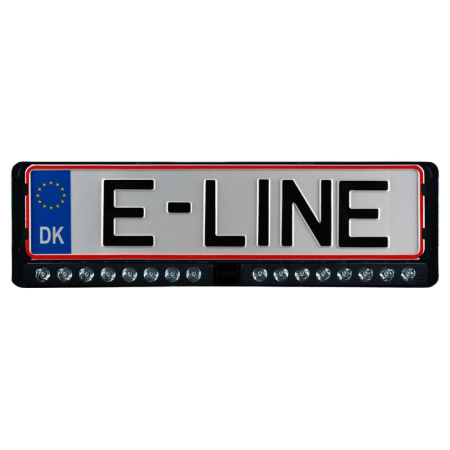 Strands Nuuk E-Line Duo DK/FI/AT, LED-valopaneeli rekisterikilven pidikkeellä, musta ryhmässä Autohifi / LED-valaistus / LED-palkki osoitteessa BRL (872809447)