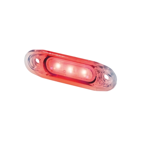 Strands Pos.Ljus Sld Röd LED, Vitt Glas,79X26Mm 5M Kabel ryhmässä Autohifi / LED-valaistus / LED-valot / Seisontavalot @ BRL (872810024)