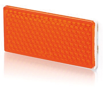 Strands Reflex Orange 105X51Mm Itsekiinnittyvä 4-pakkaus, kaksoiskovetteisella teipillä. ryhmässä Autohifi / LED-valaistus / Asennustarvikkeet / Heijastin @ BRL (8728106414)