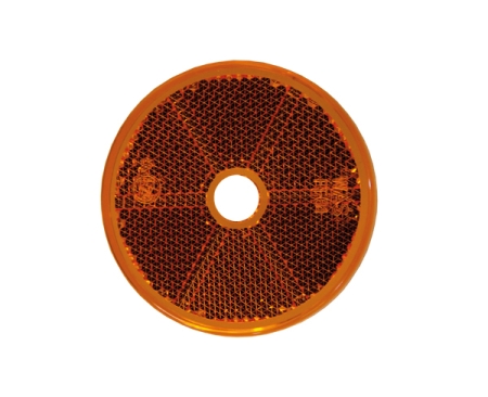 Strands Reflex Oranssi Pyöreä 60Mm M. Reikä 4-Kappaletta, E-Merkki. ryhmässä Autohifi / LED-valaistus / Asennustarvikkeet / Heijastin @ BRL (8728106524)