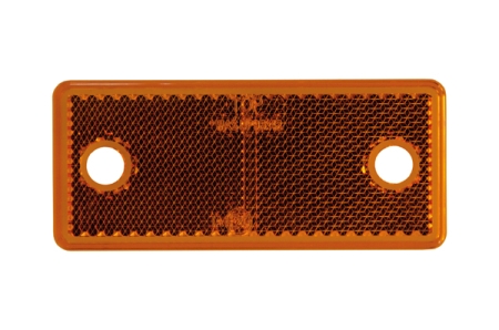 Strands Reflex Orange Rektang. 96X42Mm 4-Kappale, Aukolla. E-Merkattu. ryhmässä Autohifi / LED-valaistus / Asennustarvikkeet / Heijastin @ BRL (8728106584)