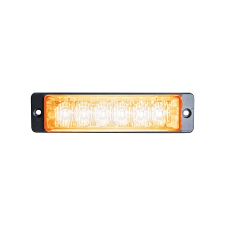 Strands Slim Riktat Blixtljus Orange 6 LED ryhmässä Autohifi / LED-valaistus / LED-valot / Salamalamppu @ BRL (872850180HPA)