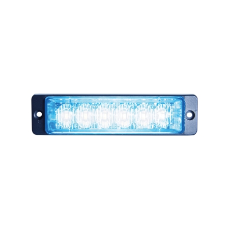 Strands Riktat Blixtljus Blå 6 LED ryhmässä Autohifi / LED-valaistus / LED-valot / Salamalamppu @ BRL (872850180HPB)