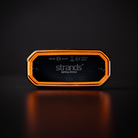 Strands For9T Skaala Sivumerkintä Oranssi ryhmässä Autohifi / LED-valaistus / LED-valot / Lisävalot @ BRL (872850452)