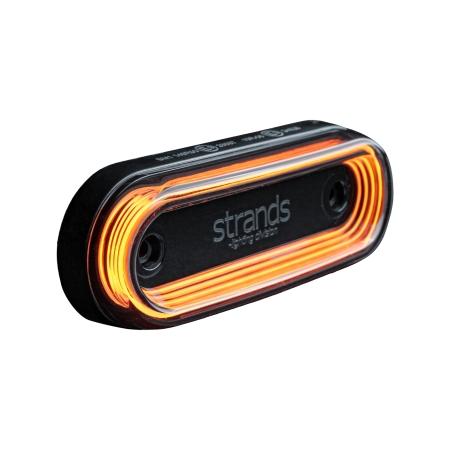 Strands FOR9T Gravity sivumerkkivalo, amber, 10-40V, 2,5 m kaapeli ryhmässä Autohifi / LED-valaistus / LED-valot / Seisontavalot osoitteessa BRL (872850456)