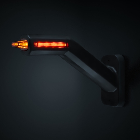 Rantojen vapausvalon opas Vasemmalle Pitkä ryhmässä Autohifi / LED-valaistus / LED-valot / Lisävalot @ BRL (872900026)