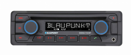 Blaupunkt Doha 112 BT, tålig stereo med Bluetooth och 2 par lågnivå med 4V ryhmässä Autohifi / Autostereot / 1-din @ BRL Electronics (872DOHA112)
