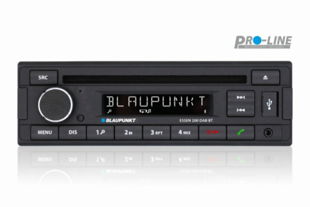 Blaupunkt Essen 200 DAB BT, retro bilstereo med Bluetooth, CD-spelare och DAB+ ryhmässä Billjud / Bilstereo / Enkeldin @ BRL Electronics (872ESSEN200)