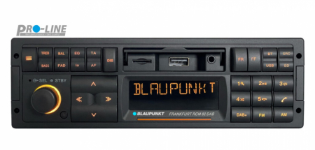 Blaupunkt Frankfurt RCM 82 DAB, retro bilstereo med Bluetooth och DAB ryhmässä Autohifi / Autostereot / 1-din @ BRL Electronics (872RCM82DAB)