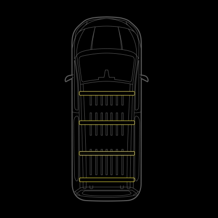 Strands Cruise Light C-Rack, Mercedes Vito 2014- ryhmässä Autohifi / Mikä sopii autooni / Mercedes / Vito / Vito 2014-2023 @ BRL (872RRS2845400)