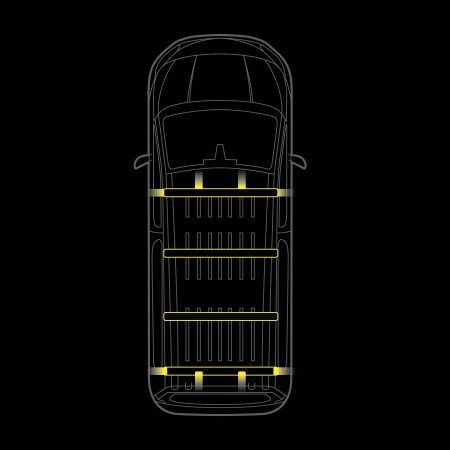 Strands Cruise Light C-Rack, Mercedes Vito 2014- ryhmässä Autohifi / Mikä sopii autooni / Mercedes / Vito / Vito 2019-2024 @ BRL (872RRS2845444)