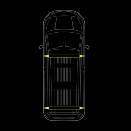 Strands Cruise Light C-Rack, VW Transporter T7:lle ryhmässä Autohifi / Mikä sopii autooni / Volkswagen / Transporter / Transporter T7 2022- osoitteessa BRL (872RRS4874240)