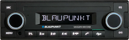Blaupunkt Skagen 400 DAB, retro bilstereo med Bluetooth och DAB+ ryhmässä Autohifi / Autostereot / 1-din @ BRL Electronics (872SKAGEN400DAB)