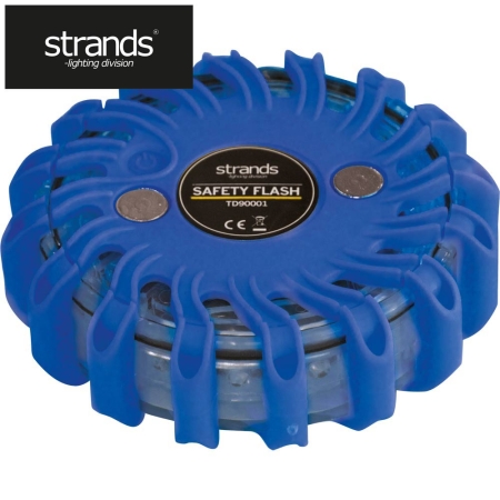 Strands Varnings/Riktat Blixtljus Pucken Blå LED ryhmässä Autohifi / LED-valaistus / LED-valot / Salamalamppu @ BRL (872TD90000BL)