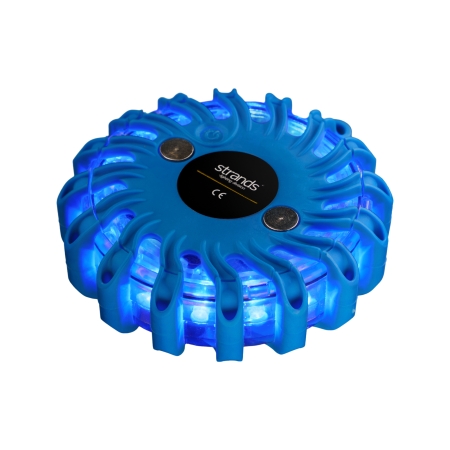 Strands Varnings/Riktat Blixtljus Pucken Blå LED ryhmässä Autohifi / LED-valaistus / LED-valot / Salamalamppu @ BRL (872TD90000BL)