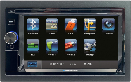 Blaupunkt Santa Cruz 370, kaksois-DIN Bluetoothilla ryhmässä Autohifi / Autostereot / 2-din @ BRL Electronics (873SANTACRUZ370)