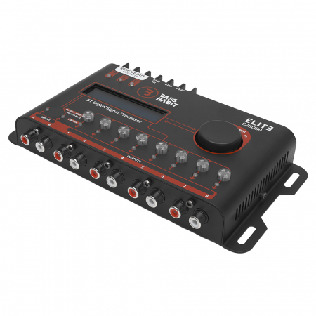 Bass Habit Elite E28DSP, tehokas ääniprosessori ryhmässä Autohifi / Päätevahvistimet / Ääniprosessorit @ BRL Electronics (890E28DSP)