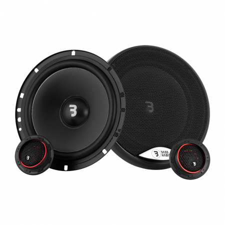 Bass Habit P165C 6.5 tuuman kitsysteemi ryhmässä Autohifi / Kaiuttimet / Pakkausjärjestelmä @ BRL Electronics (890P165C)