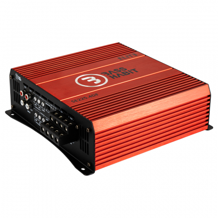 Bass Habit SPL ELITE 225.4DF, nelikanavainen pääteaste ryhmässä Autohifi / Päätevahvistimet / Nelikanavainen @ BRL Electronics (890SE2254DF)