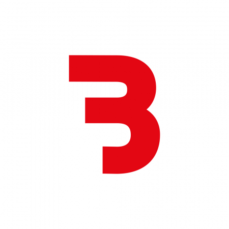 Bass Habit B-klistermärke 7x7cm, röd ryhmässä Autohifi / Tarvikkeet / Merchandise @ BRL Electronics (899BCR)