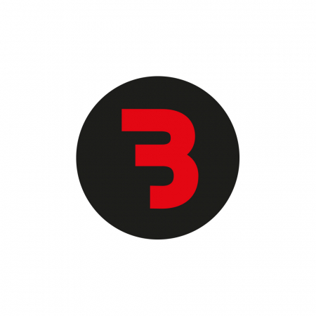 Bass Habit B-klistermärke 7x7cm, svart och röd ryhmässä Autohifi / Tarvikkeet / Merchandise @ BRL Electronics (899BROUNDFB)