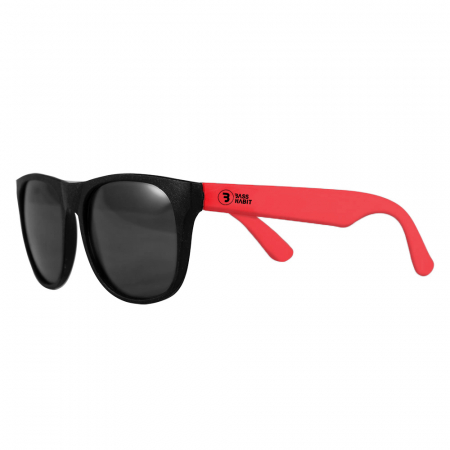 Röda & svarta solglasögon från Bass Habit ryhmässä Autohifi / Tarvikkeet / Merchandise @ BRL Electronics (899EYEWEARBR)