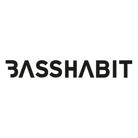Bass Habit-klistermärke 14x2cm, svart ryhmässä Autohifi / Tarvikkeet / Merchandise @ BRL Electronics (899LOGOCB)