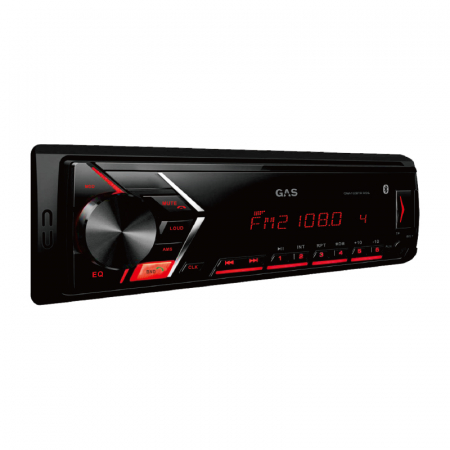 GAS GMA152BTR autosoitin Bluetoothilla, FM-radiolla ja 2 parilla matala signaali ryhmässä Autohifi / Autostereot / 1-din @ BRL Electronics (900GMA152BTR)