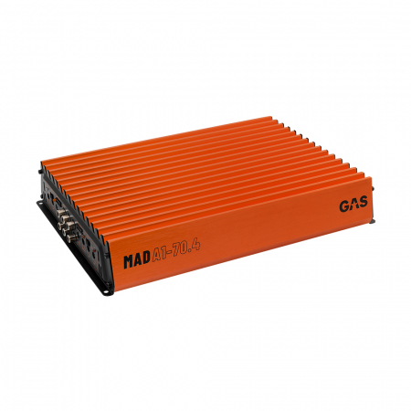 GAS MAD A1-70.4, nelikanavainen päätevahvistin ryhmässä Autohifi / Päätevahvistimet / Nelikanavainen @ BRL Electronics (900MADA1704)