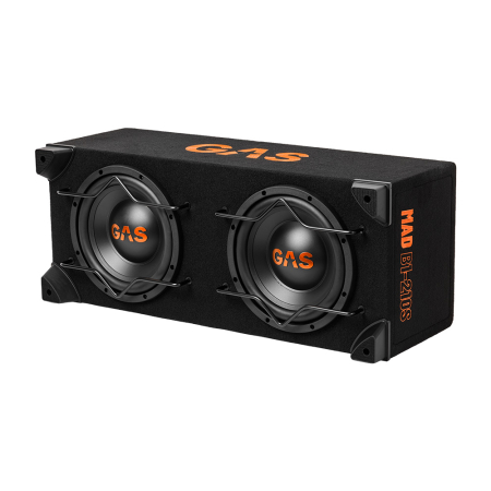 GAS MAD B1-210S, suljettu 2x10 tuuman bassokotelo ryhmässä Autohifi / Subwooferit / Bassokotelot osoitteessa BRL (900MADB1210S)
