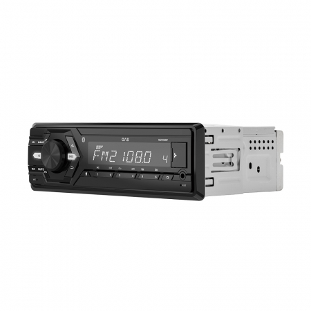 GAS MAD M100-BT, autostereo Bluetoothilla, AUX, USB ja 2 paria matalatasoa ryhmässä Autohifi / Autostereot / 1-din @ BRL (900MADM100BT)