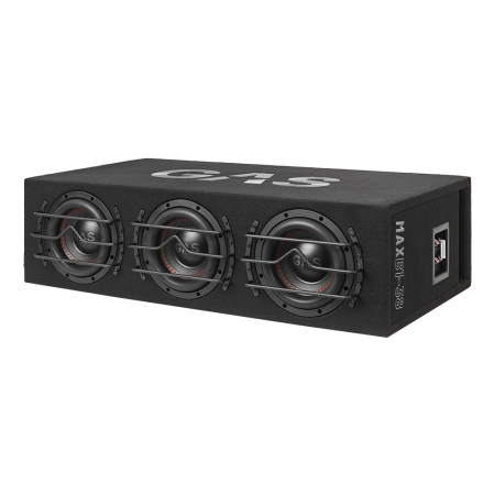 GAS MAX B1-38, todella raskas 3x8 tuuman bassokotelo ryhmässä Autohifi / Subwooferit / Bassokotelot @ BRL Electronics (900MAXB138)