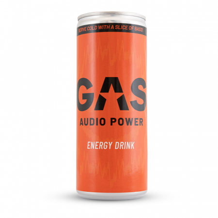GAS energidryck, 250ml ryhmässä Autohifi / Tarvikkeet / Merchandise @ BRL.se  (909GASENERGY)