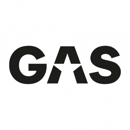 GAS-klistermärke 45x15.5cm, svart ryhmässä Autohifi / Tarvikkeet / Merchandise @ BRL Electronics (909LOGOCLB)