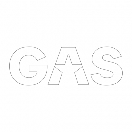 GAS-tarra 45x15.5cm, valkoinen ryhmässä Autohifi / Tarvikkeet / Merchandise @ BRL Electronics (909LOGOCLW)