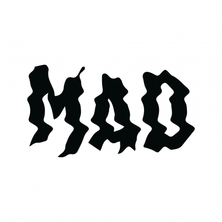 MAD 10x5.5cm, musta ryhmässä Autohifi / Tarvikkeet / Merchandise @ BRL Electronics (909MADCSB)
