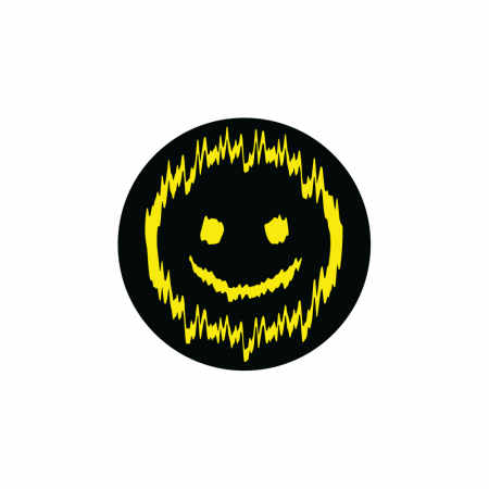 SHAKY 7x7cm, svart och gul ryhmässä Autohifi / Tarvikkeet / Merchandise @ BRL Electronics (909SHAKYFSYB)