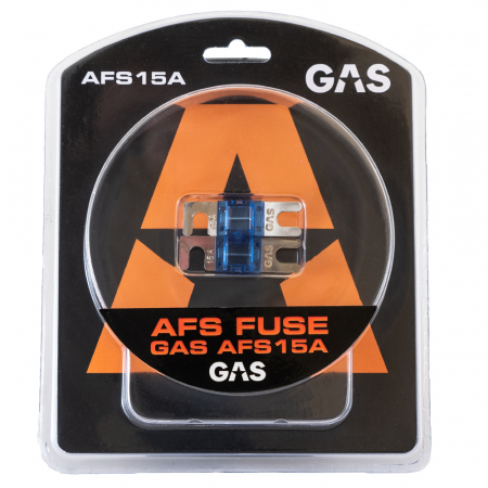 GAS 2-pack AFS-säkring, 15A ryhmässä Autohifi / Tarvikkeet / Sulakkeet @ BRL Electronics (910AFS15A)