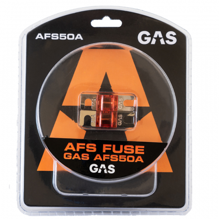 GAS 2-pakkaus AFS-sulake, 50A ryhmässä Autohifi / Tarvikkeet / Sulakkeet @ BRL Electronics (910AFS50A)