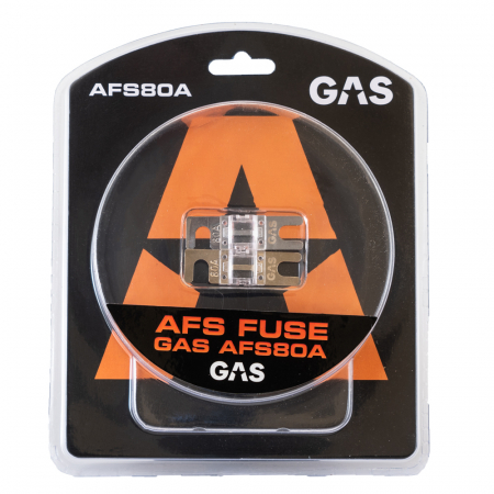 GAS 2-pack AFS-säkring, 80A ryhmässä Autohifi / Tarvikkeet / Sulakkeet @ BRL Electronics (910AFS80A)