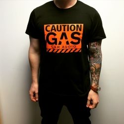 GAS T-shirt S-XL ryhmässä Autohifi / Tarvikkeet / Merchandise @ BRL Electronics (910CAUTION)