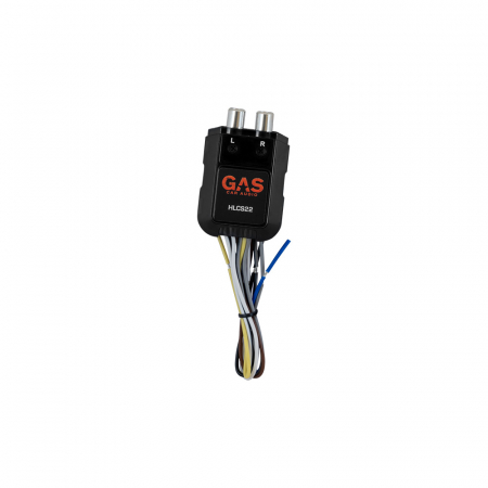 GAS HLCS22 Hög/Lågnivå-omvandlare med remote ryhmässä Autohifi / Tarvikkeet / Korkea-/matalatasomuuntimet @ BRL Electronics (910HLCS22)