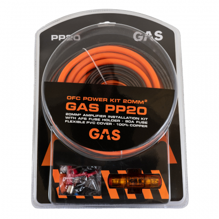 GAS PP20, 20mm² OFC-kabelkit  ryhmässä Autohifi / Kaapelit / Kaapelisarjat @ BRL Electronics (910PP20)
