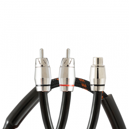 GAS RC1F2MPRO Y-splitt 1F2M, 30 cm ryhmässä Autohifi / Kaapelit / Matalatasokaapelit @ BRL Electronics (910RC1F2MPRO)
