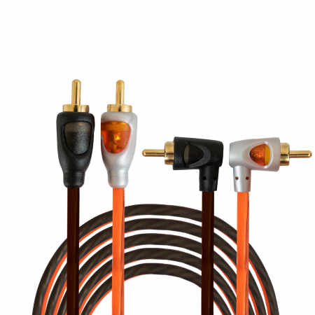 GAS RC55T RCA-kabel, 5.5 meter ryhmässä Autohifi / Kaapelit / Matalatasokaapelit  @ BRL Electronics (910RC55T)