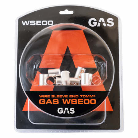 GAS 10-pack änd-/kabelhylsor, 70mm²-kabel ryhmässä Autohifi / Tarvikkeet / Asennustarvikkeet @ BRL Electronics (910WSE00)
