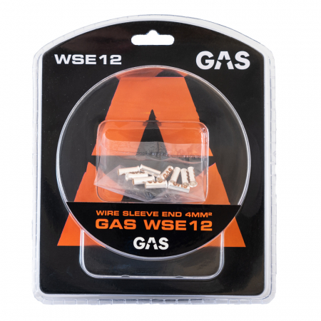 GAS 10-pakkaus pää-/kaapelihylsyjä, 4mm²-kaapeli ryhmässä Autohifi / Tarvikkeet / Asennustarvikkeet @ BRL Electronics (910WSE12)